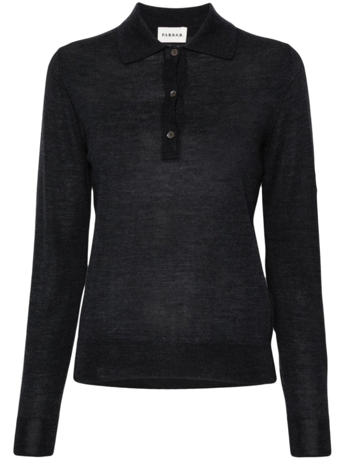 P.A.R.O.S.H. трикотажный топ-поло, серый
P.A.R.O.S.H. трикотажный топ-поло, серый