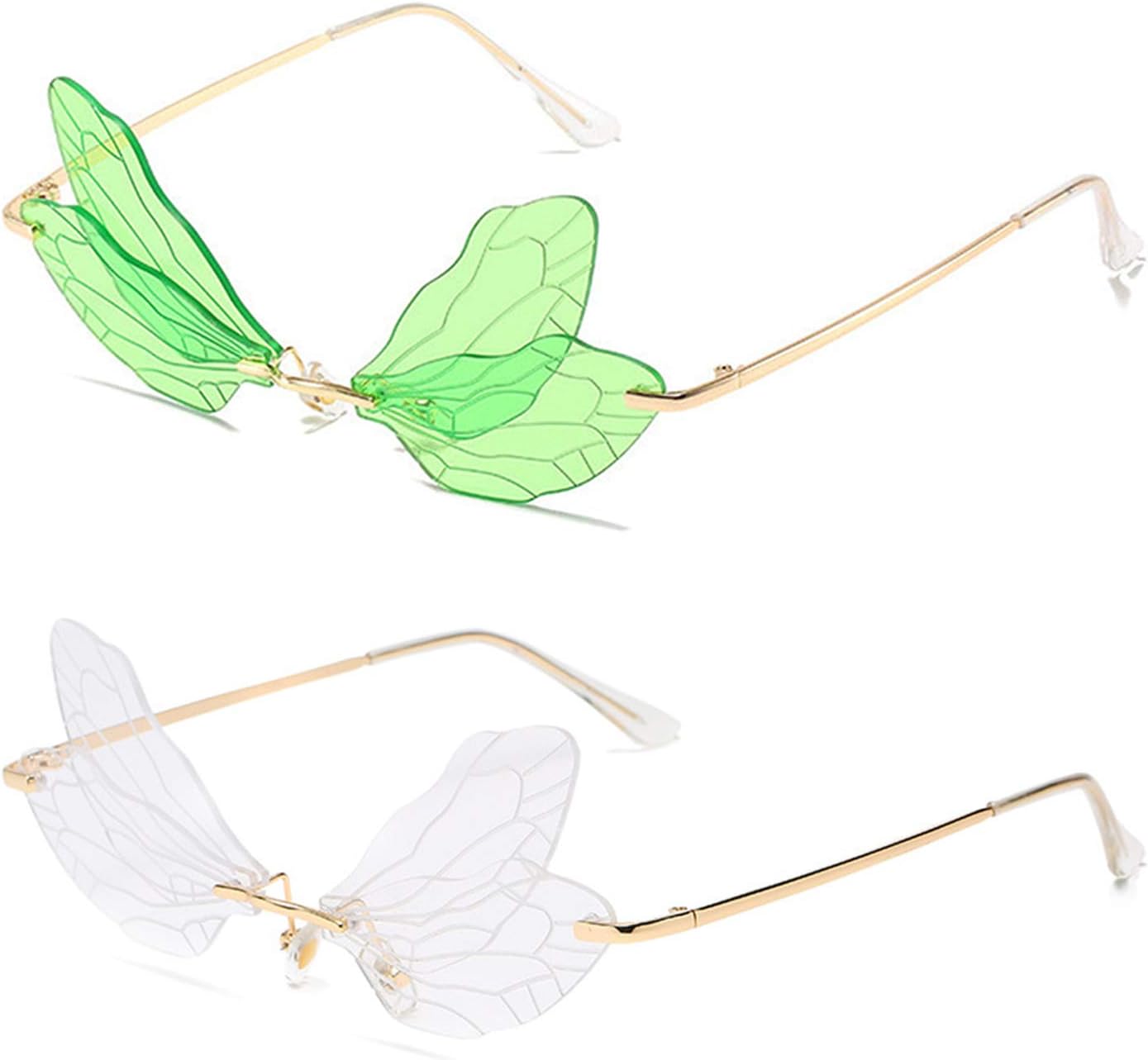 COTIA/Модные солнцезащитные очки без оправы с изображением крыла стрекозы для женщин, винтажные, с прозрачными линзами цвета океана, мужские солнцезащитные очки розового и желтого цвета, Green&white
COTIA/Модные солнцезащитные очки без оправы с изображением крыла стрекозы для женщин, винтажные, с прозрачными линзами цвета океана, мужские солнцезащитные очки розового и желтого цвета, Green&white