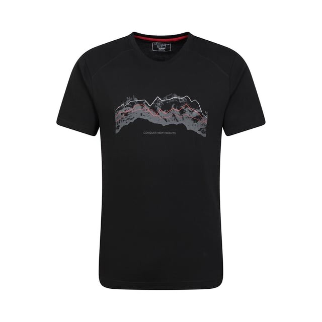 Мужская футболка Tech Mountains из органического материала Mountain Warehouse, черный
Мужская футболка Tech Mountains из органического материала Mountain Warehouse, черный