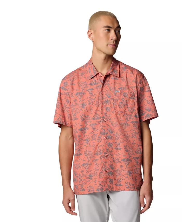 Мужская рубашка с коротким рукавом PFG Trollers Best Columbia, оранжевый
Мужская рубашка с коротким рукавом PFG Trollers Best Columbia, оранжевый