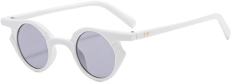 Модные маленькие солнцезащитные очки «кошачий глаз» для женщин, ретро-стиль с заклепками, мужские трендовые панк-очки с круглыми линзами, солнцезащитные очки UV400 SKFGNX, White Light Gray
Модные маленькие солнцезащитные очки «кошачий глаз» для женщин, ретро-стиль с заклепками, мужские трендовые панк-очки с круглыми линзами, солнцезащитные очки UV400 SKFGNX, White Light Gray