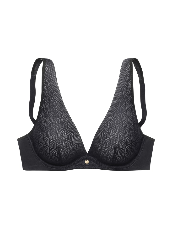 Бюстгальтер на косточках LASCANA, черный
Бюстгальтер на косточках LASCANA, черный