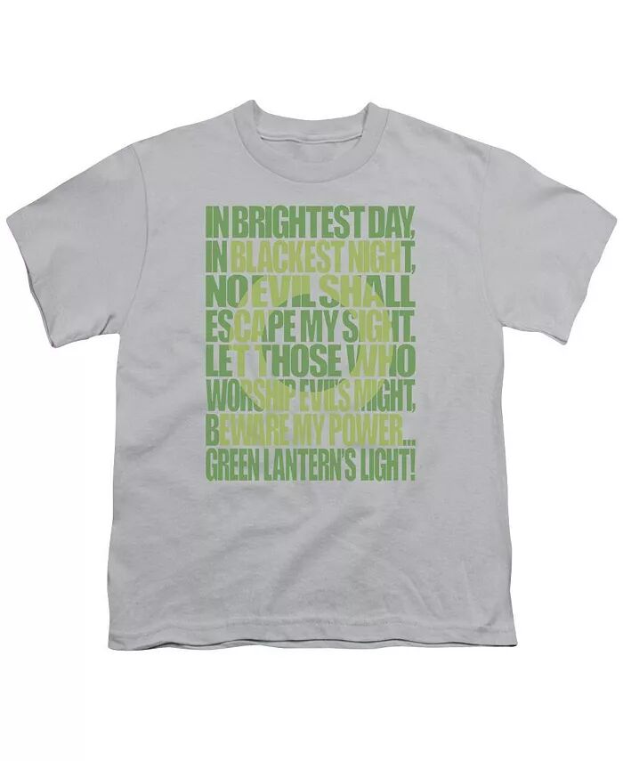 Футболка с коротким рукавом для мальчиков Oath Green Lantern, серебряный
Футболка с коротким рукавом для мальчиков Oath Green Lantern, серебряный