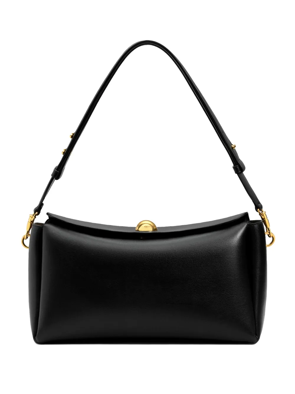 Средняя сумка Carrousel из гладкой кожи с магнитной застежкой AMI Paris, черный
Средняя сумка Carrousel из гладкой кожи с магнитной застежкой AMI Paris, черный