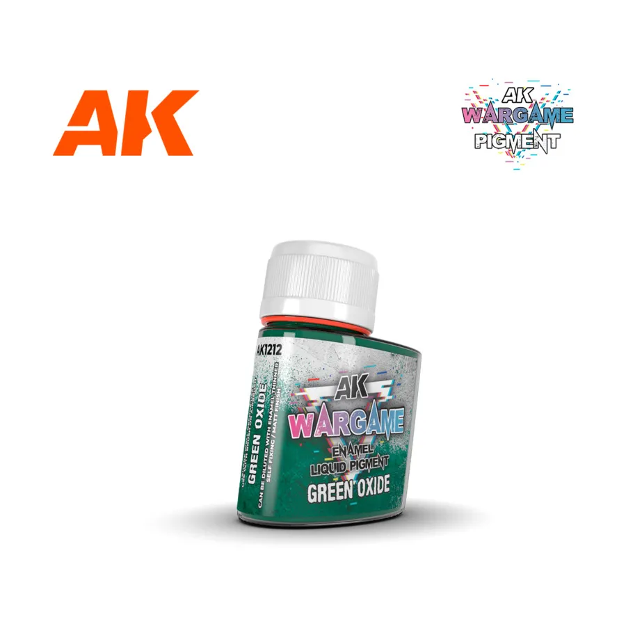 Эмалевый жидкий пигмент - зеленый оксид, AK Wargame Battle Grounds - Diorama Terrains & Enamel Liquid Pigments
Эмалевый жидкий пигмент - зеленый оксид, AK Wargame Battle Grounds - Diorama Terrains & Enamel Liquid Pigments