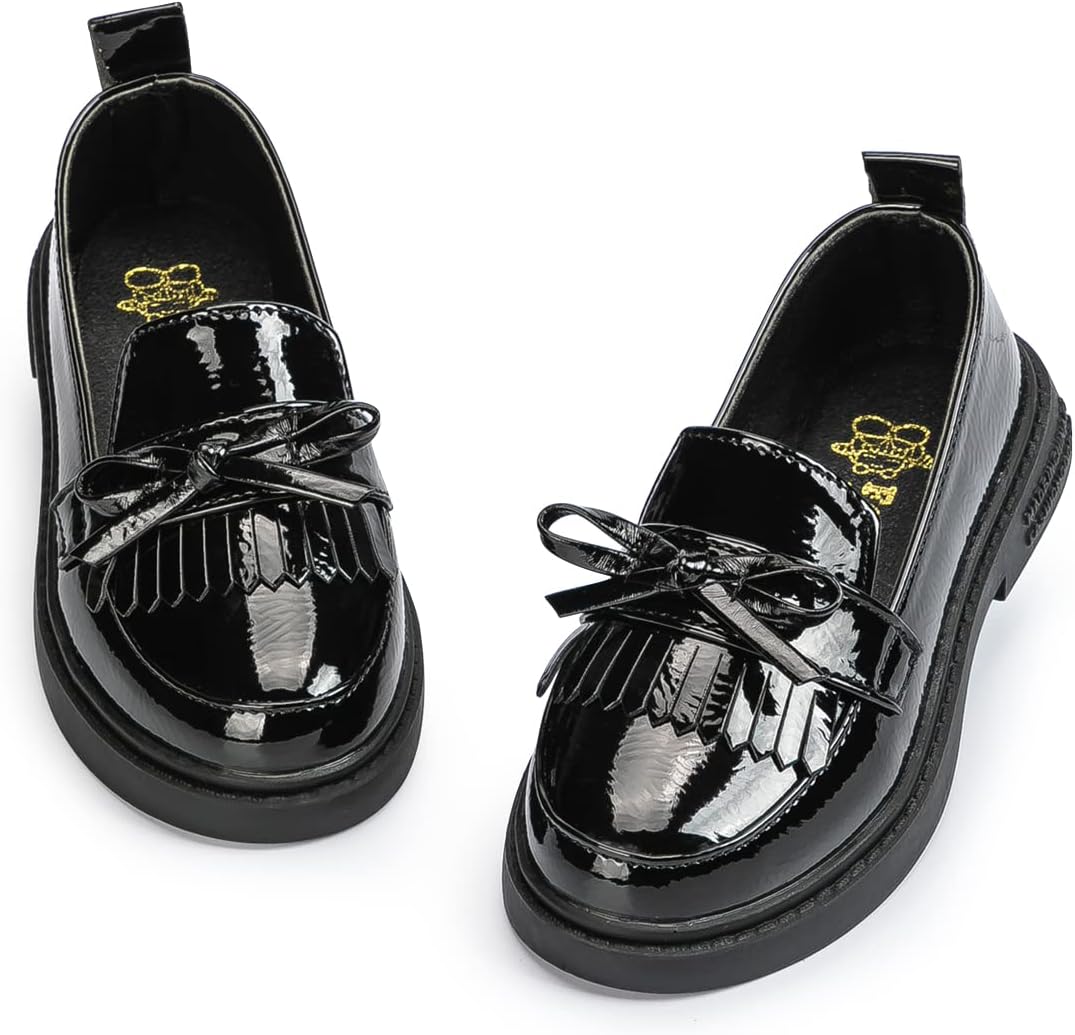 Детские туфли для девочек KIDSUN с отделкой Оксфорд, принцесса-флэт с бантом, на липучке (для малышей/маленьких детей), черный
Детские туфли для девочек KIDSUN с отделкой Оксфорд, принцесса-флэт с бантом, на липучке (для малышей/маленьких детей), черный