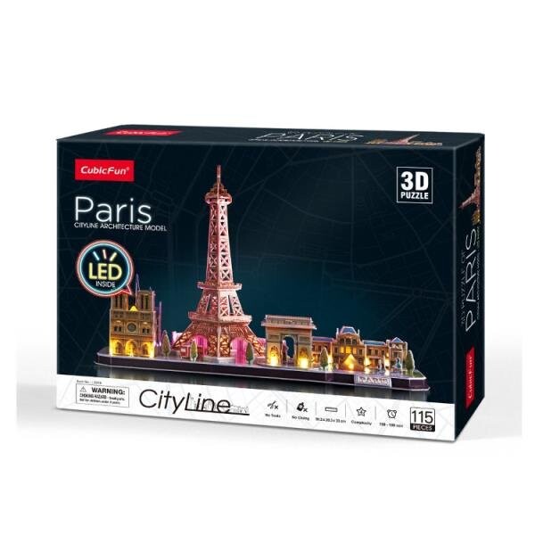 3D пазл City Line LED Paris DANTE (306-L525H) Cubic Fun
3D пазл City Line LED Paris DANTE (306-L525H) Cubic Fun