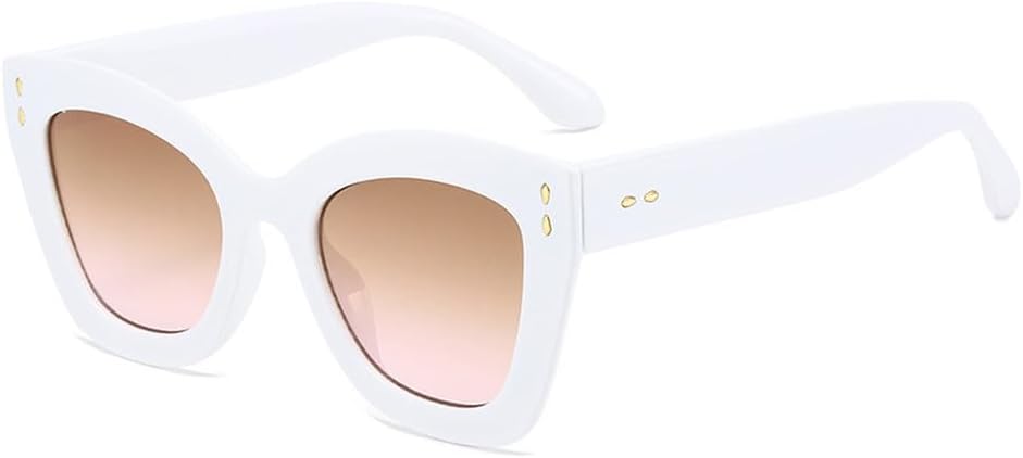 Женские солнцезащитные очки «кошачий глаз» с защитой от УФ-излучения UV400, в стиле ретро с заклепками, мужские солнцезащитные очки с градиентным переходом цвета HVTVTLA, White Tea Pink
Женские солнцезащитные очки «кошачий глаз» с защитой от УФ-излучения UV400, в стиле ретро с заклепками, мужские солнцезащитные очки с градиентным переходом цвета HVTVTLA, White Tea Pink