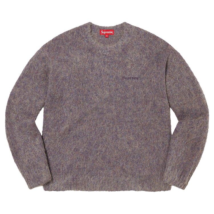 Свитер Supreme Mohair Sweater Purple Melange, фиолетовый
Свитер Supreme Mohair Sweater Purple Melange, фиолетовый