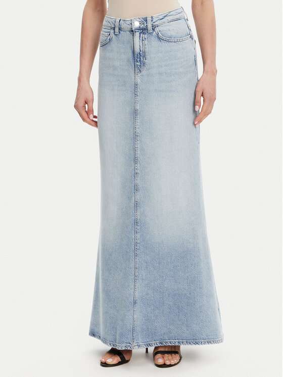 Джинсовая юбка обычного кроя W5GD83 D5B96 Guess, синий
Джинсовая юбка обычного кроя W5GD83 D5B96 Guess, синий