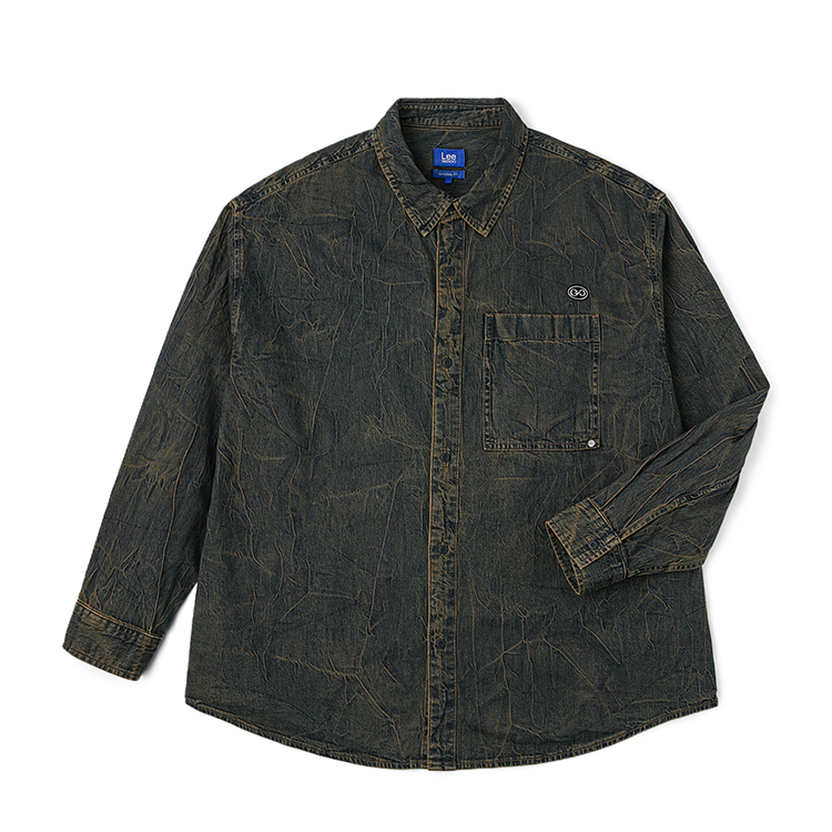 Lee Мужская рубашка темно-синего цвета
Lee Мужская рубашка темно-синего цвета