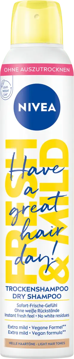 Сухой шампунь Fresh Revive легкий 200 мл NIVEA
Сухой шампунь Fresh Revive легкий 200 мл NIVEA