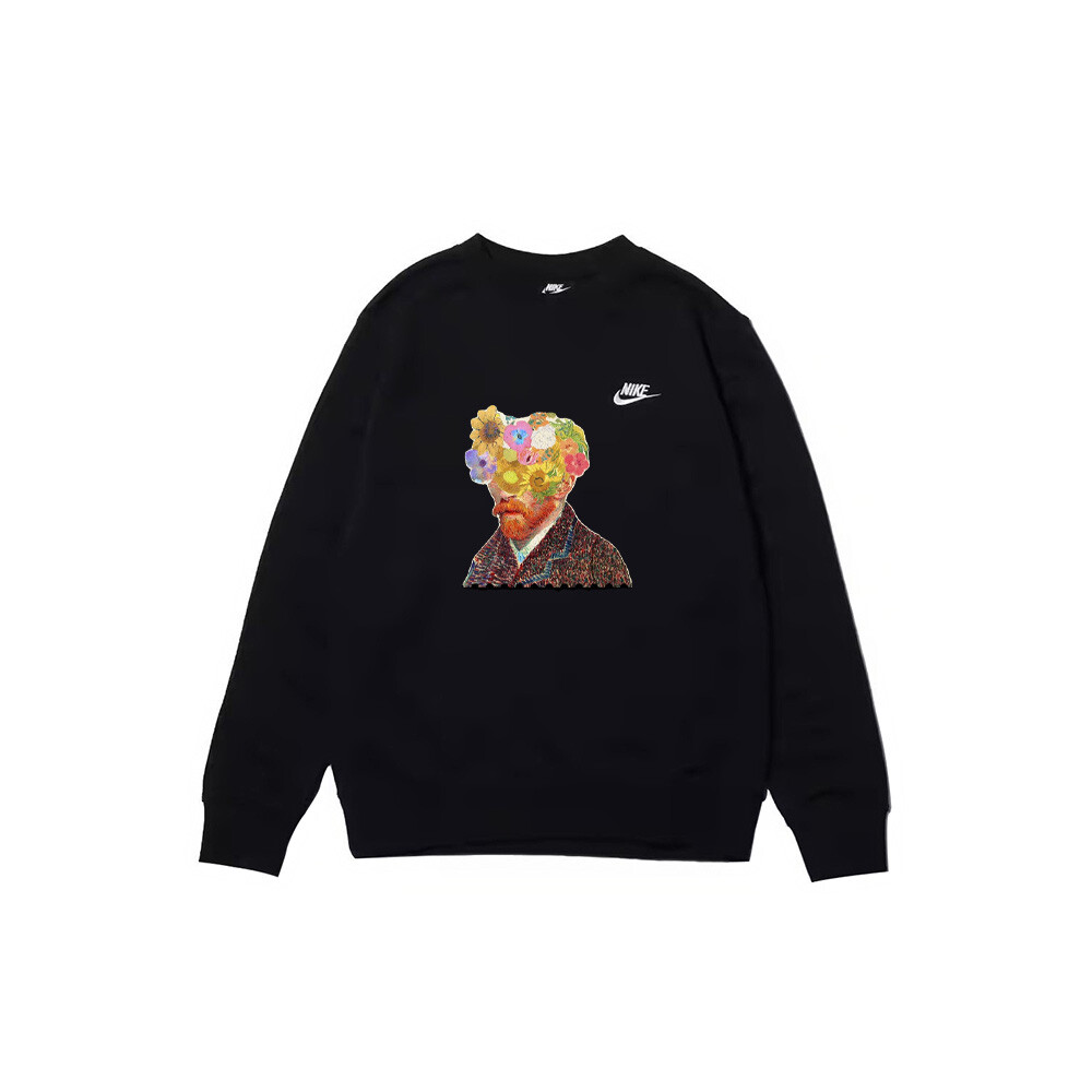 Толстовка мужская черная Nike, черный 
Толстовка мужская черная Nike, черный