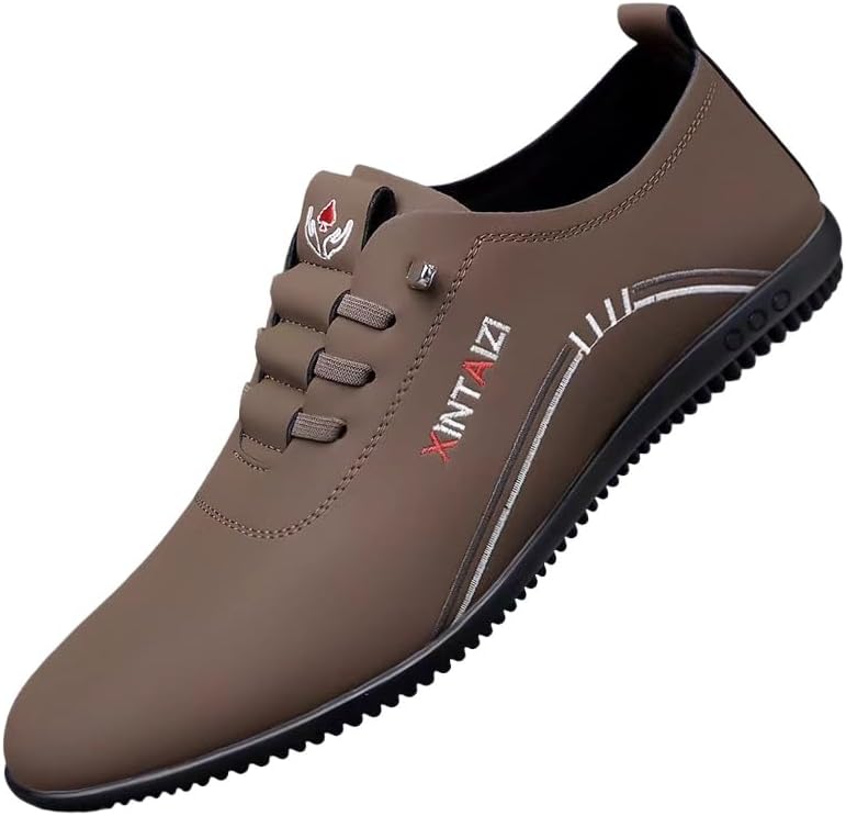 Мужские легкие кожаные туфли в стиле бизнес-кэжуал - модные для повседневного использования Fusecottc, коричневый
Мужские легкие кожаные туфли в стиле бизнес-кэжуал - модные для повседневного использования Fusecottc, коричневый