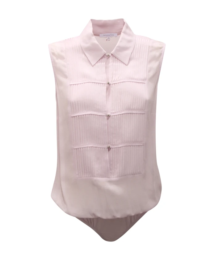 Боди-Рубашка цвета морской ракушки сиреневого цвета Patrizia Pepe, розовый
Боди-Рубашка цвета морской ракушки сиреневого цвета Patrizia Pepe, розовый