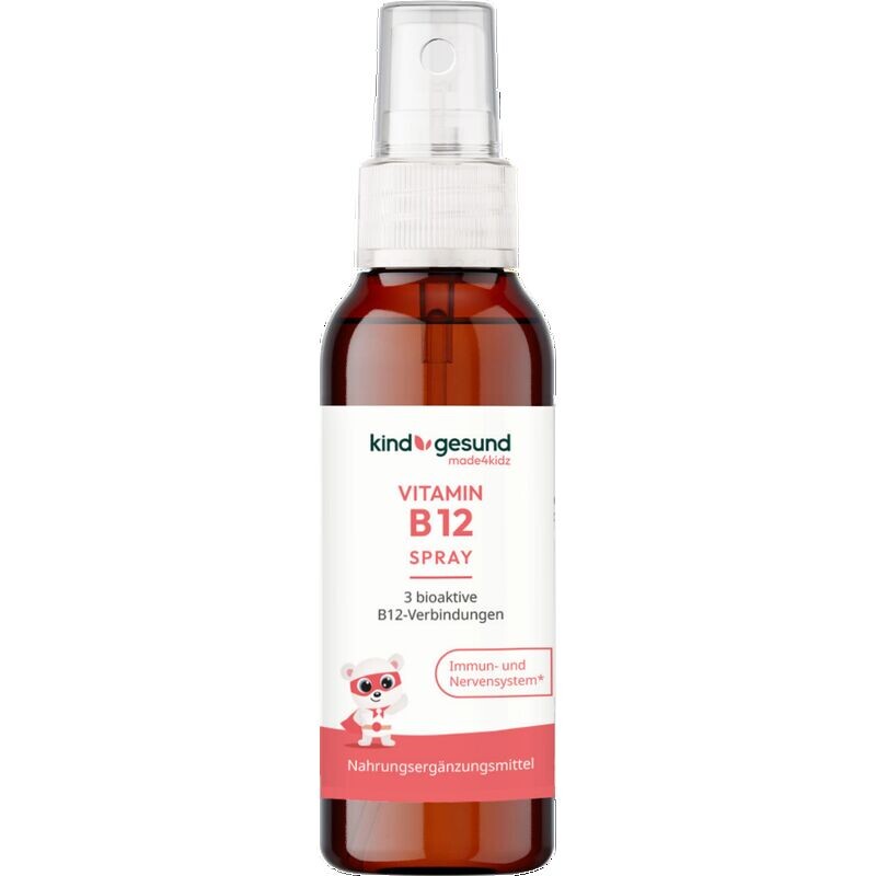 Спрей с витамином В12 kindgesund, 25 ml
Спрей с витамином В12 kindgesund, 25 ml