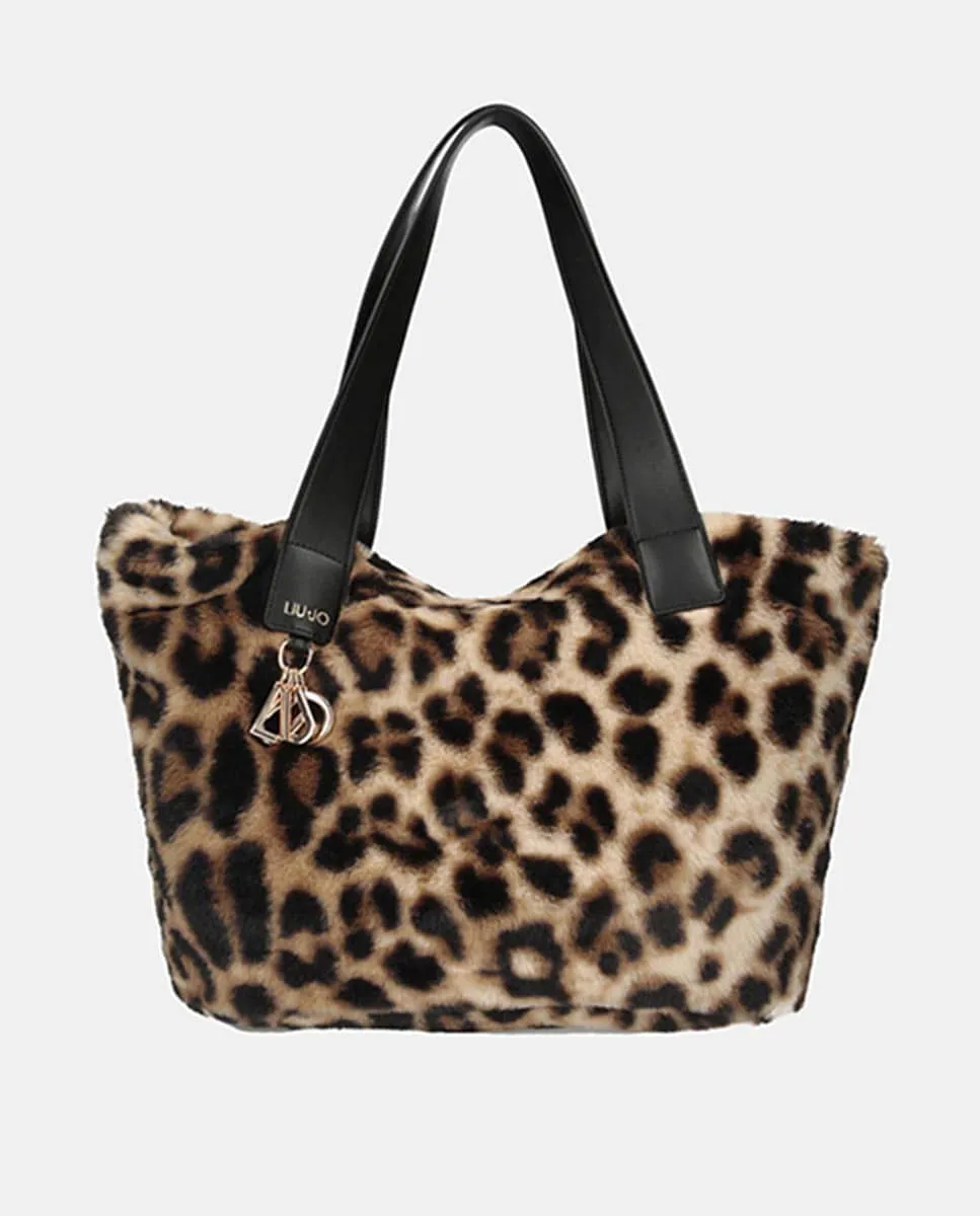 Сумка для покупок из искусственной кожи с принтом под зебру Liujo, коричневый
Сумка для покупок из искусственной кожи с принтом под зебру Liujo, коричневый