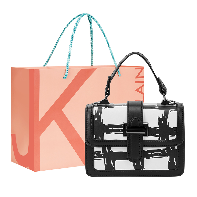 Сумка PU малая квадратная, сумка через плечо, кроссбоди, клатч обычная женская черно-белая клетка JANE KLAIN 
Сумка PU малая квадратная, сумка через плечо, кроссбоди, клатч обычная женская черно-белая клетка JANE KLAIN