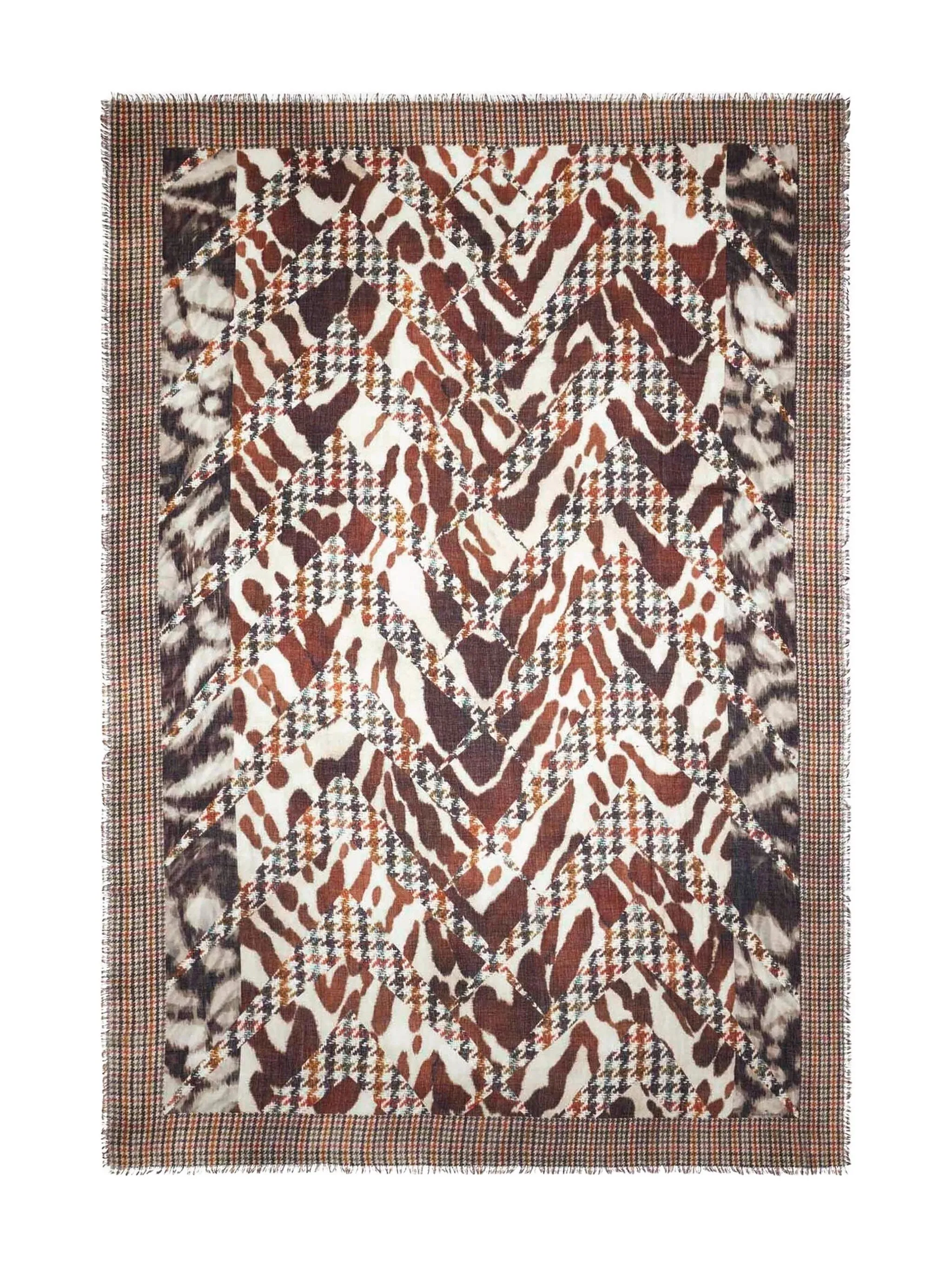 Шарф Euclides с принтом Pierre-Louis Mascia, коричневый
Шарф Euclides с принтом Pierre-Louis Mascia, коричневый