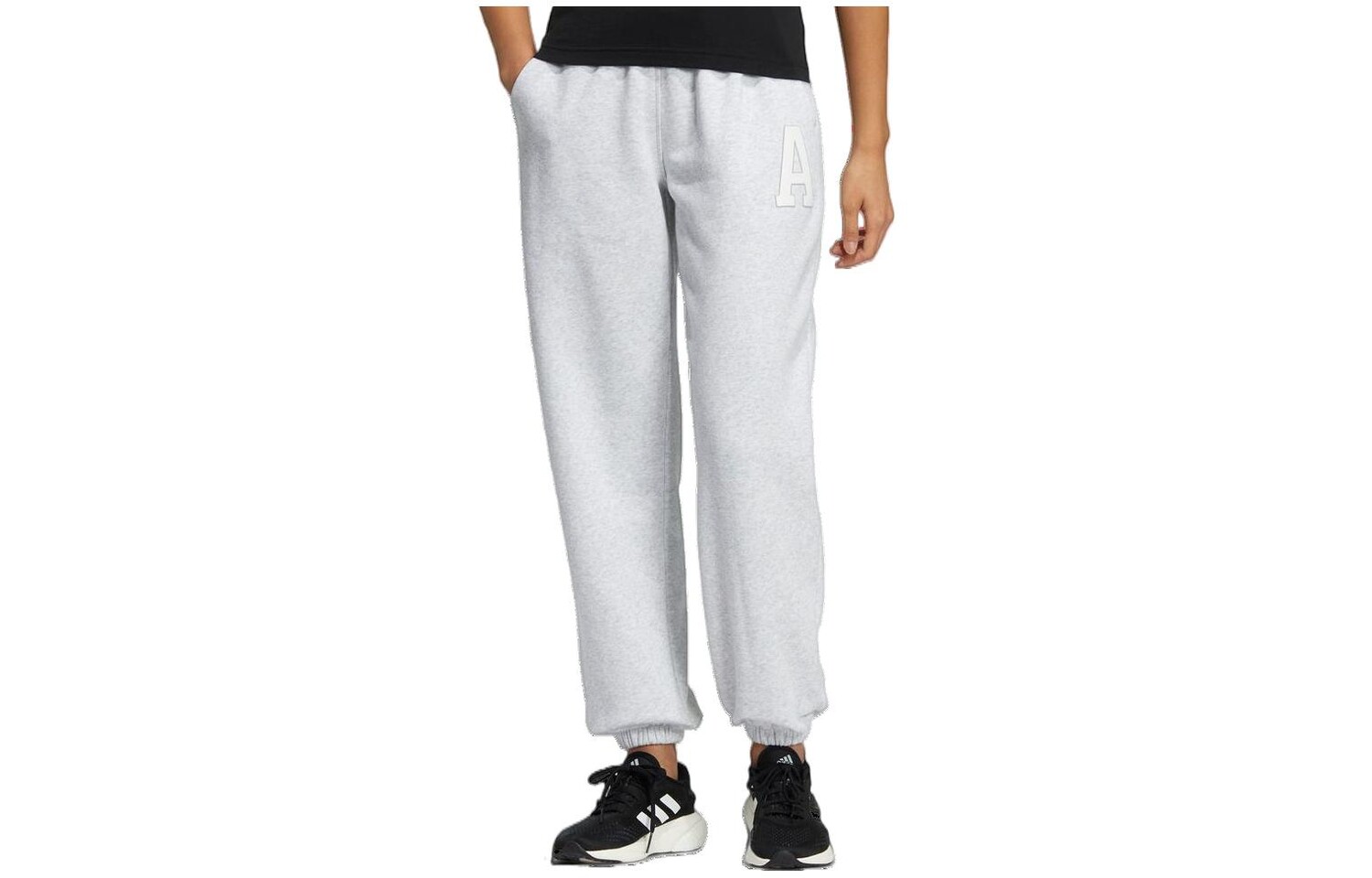 Трикотажные спортивные штаны женские светло-серые Adidas
Трикотажные спортивные штаны женские светло-серые Adidas