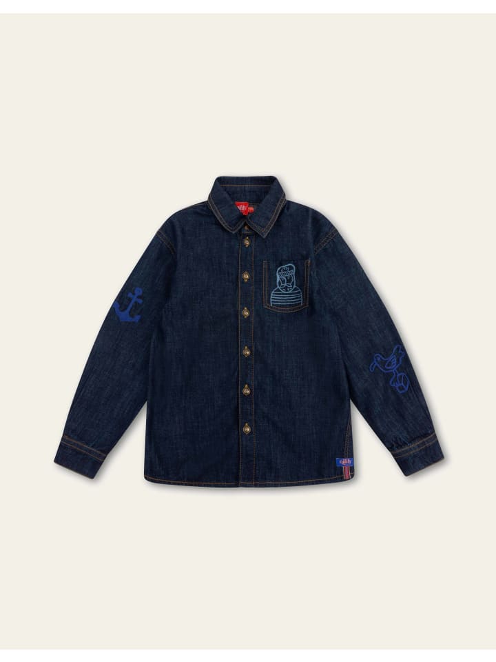 Смелая блузка синего цвета Oilily
Смелая блузка синего цвета Oilily