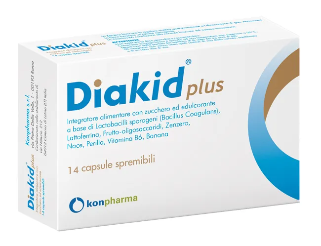 Добавка Diakid Plus 14 сжимаемых капсул Konpharma
Добавка Diakid Plus 14 сжимаемых капсул Konpharma