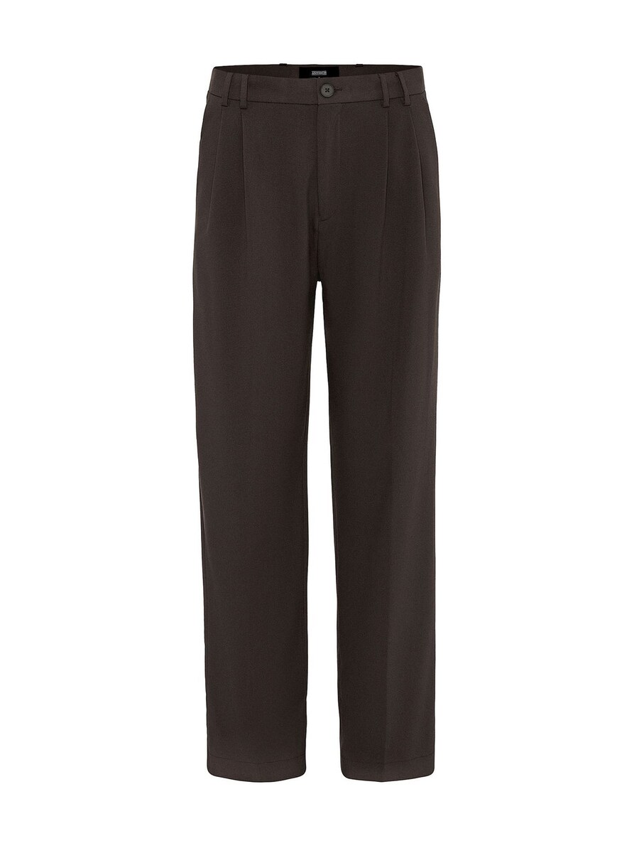Обычные брюки со складками спереди Antioch Rubras, темно-коричневый 
Обычные брюки со складками спереди Antioch Rubras, темно-коричневый