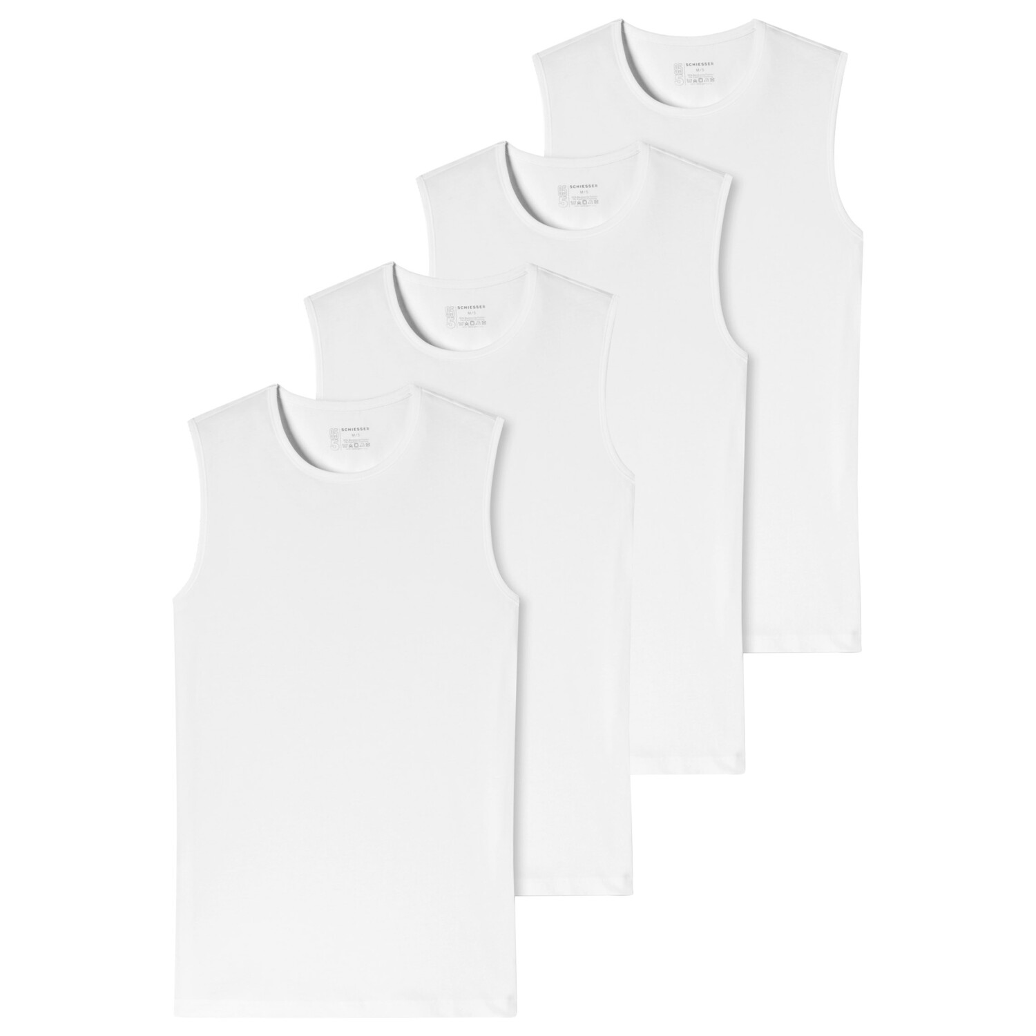 Майка Schiesser 4er Pack, белый
Майка Schiesser 4er Pack, белый