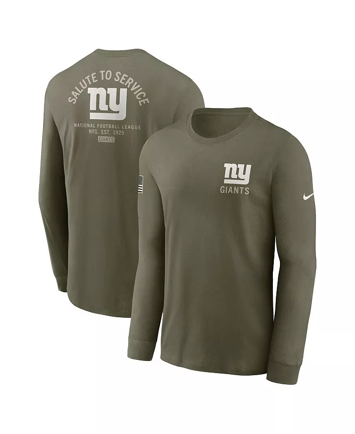 Мужская оливковая футболка New York Giants 2025 Salute to Service с длинными рукавами для боковой линии Nike
Мужская оливковая футболка New York Giants 2025 Salute to Service с длинными рукавами для боковой линии Nike