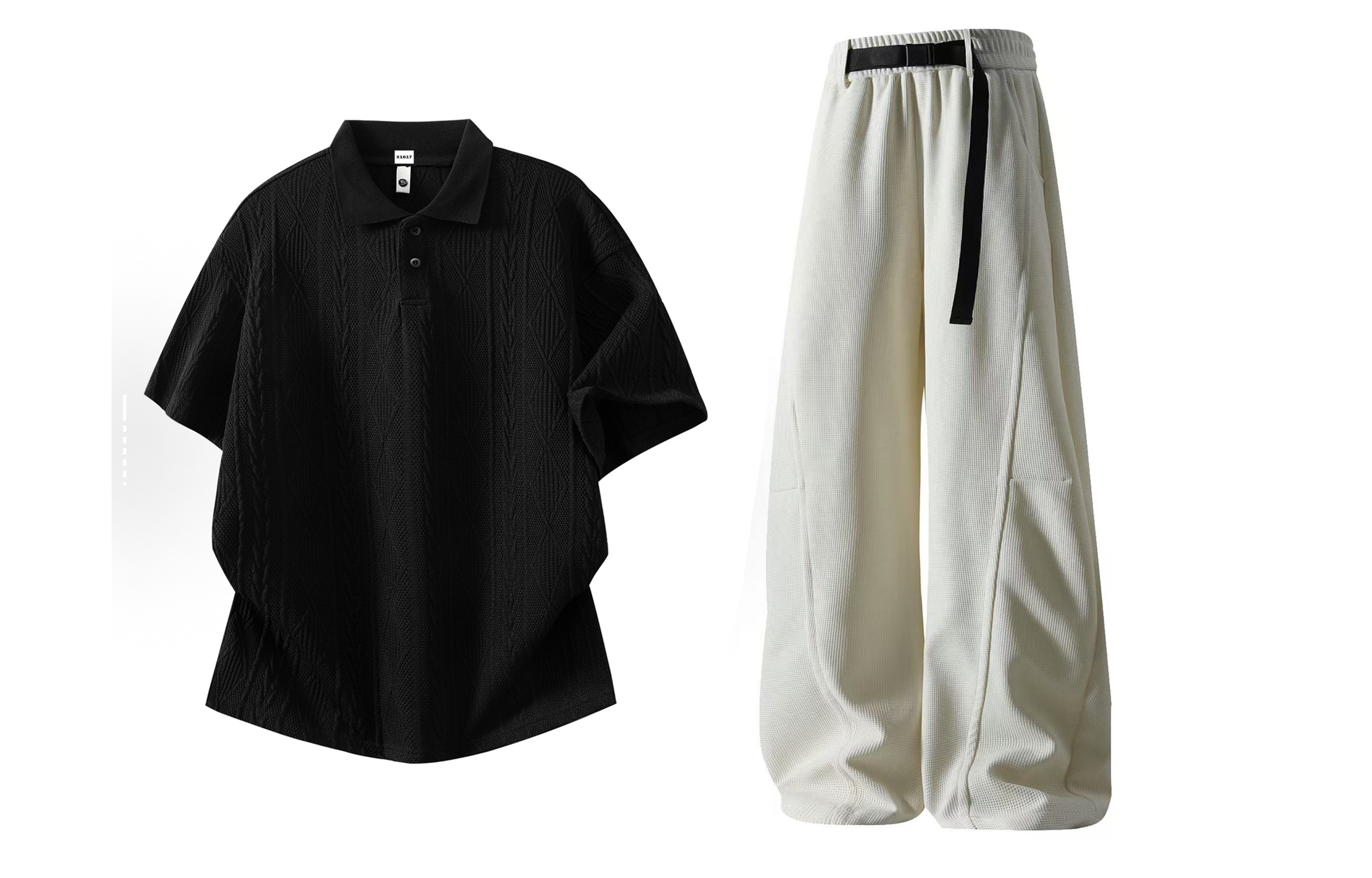 Повседневная спортивная одежда Unisex с лацканом Moderate X1617, черный top+бежевый pants
Повседневная спортивная одежда Unisex с лацканом Moderate X1617, черный top+бежевый pants