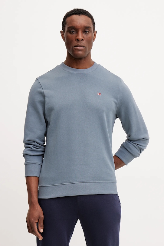 Хлопковая толстовка Balis Crew Napapijri, синий
Хлопковая толстовка Balis Crew Napapijri, синий