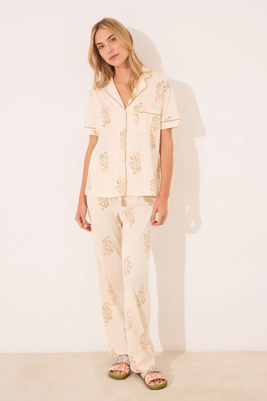 Хлопковая пижама Women'Secret, бежевый
Хлопковая пижама Women'Secret, бежевый