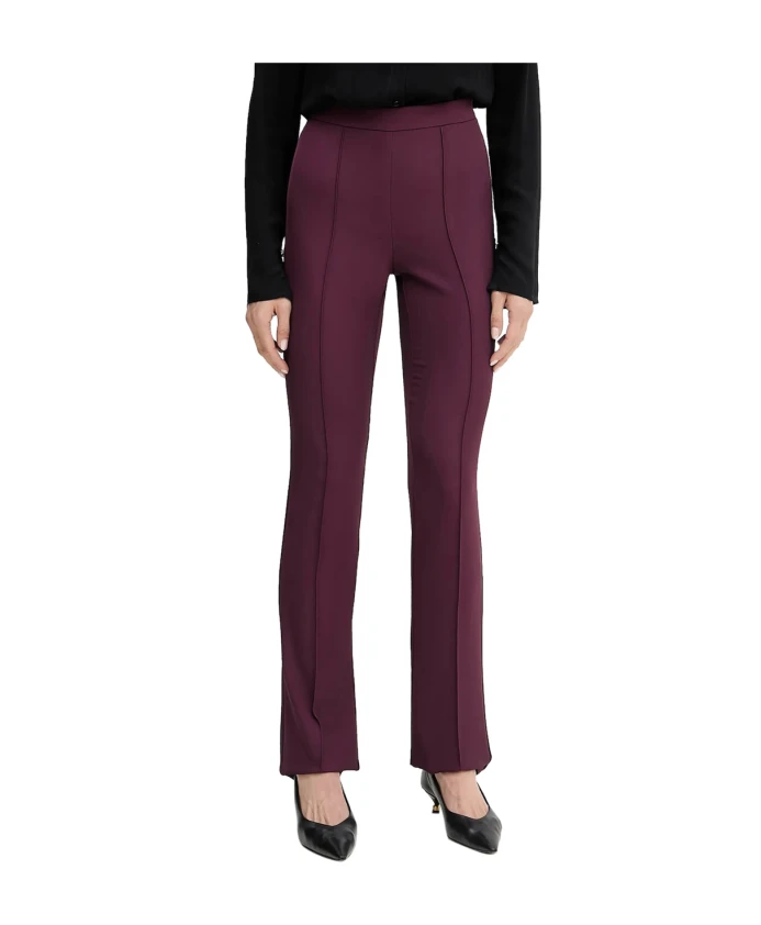 Узкие брюки бордового цвета с расклешенными штанинами Patrizia Pepe, фиолетовый
Узкие брюки бордового цвета с расклешенными штанинами Patrizia Pepe, фиолетовый