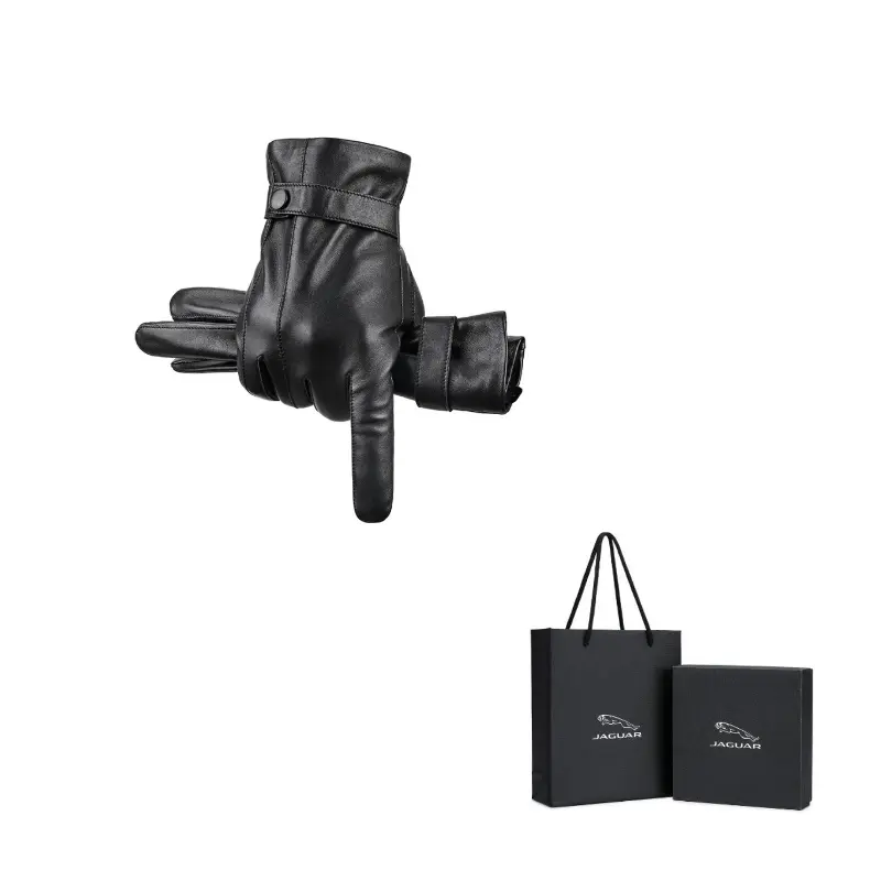 JAGUAR Настоящая овчинная кожаная перчатка для мужчин, Black
JAGUAR Настоящая овчинная кожаная перчатка для мужчин, Black