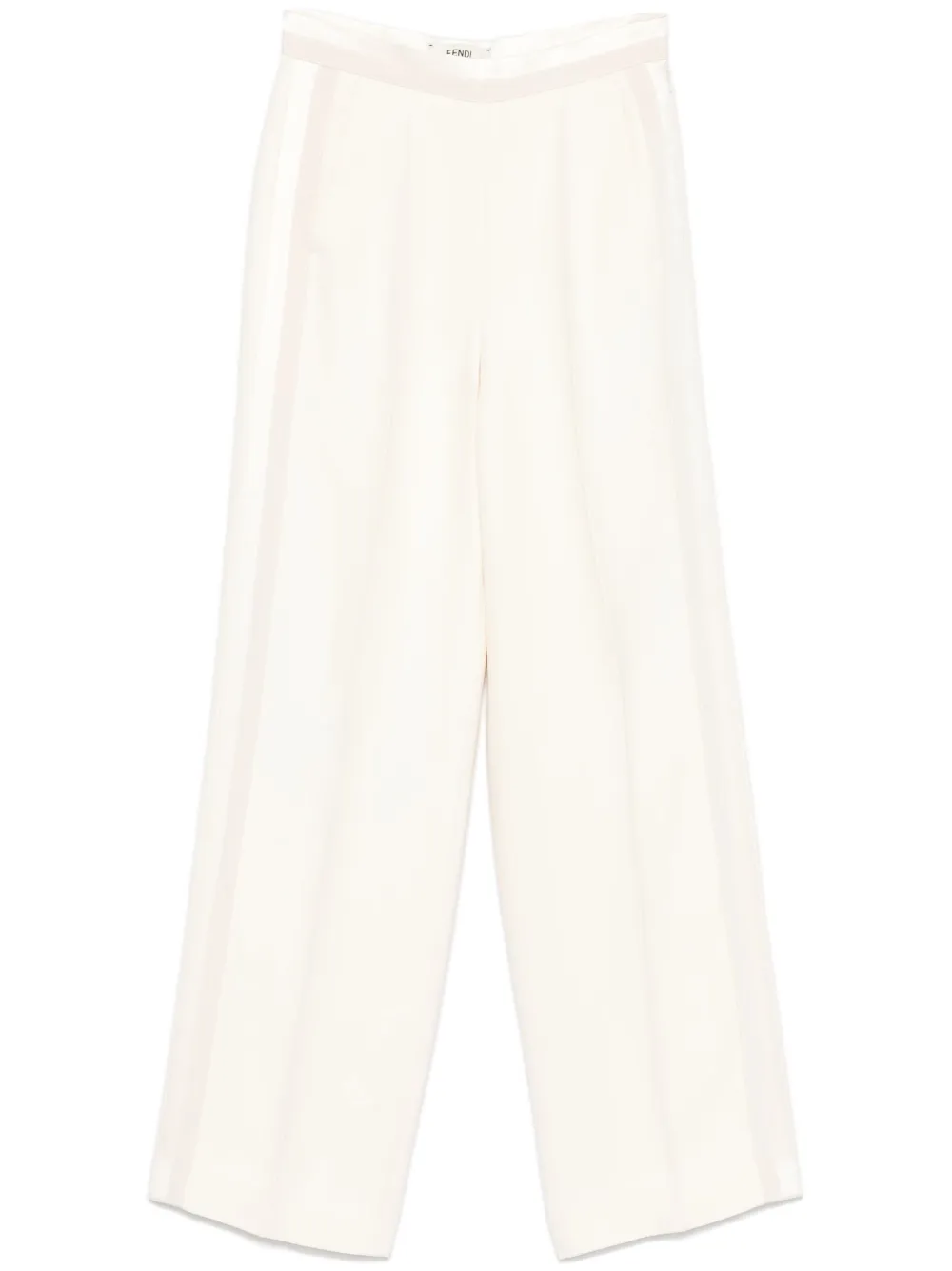 Широкие брюки со вставками FENDI, белый
Широкие брюки со вставками FENDI, белый