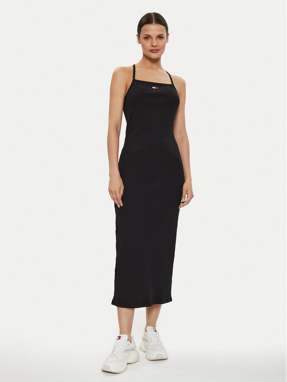 Летнее платье slim fit Badge DW0DW18579 Tommy Jeans, черный
Летнее платье slim fit Badge DW0DW18579 Tommy Jeans, черный