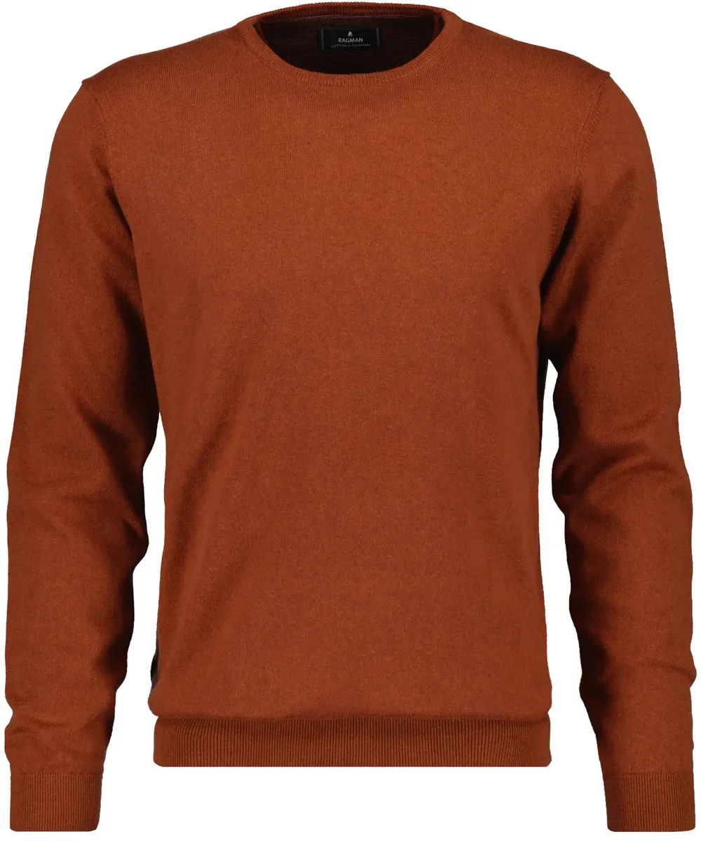 Свитер RAGMAN с круглым вырезом, цвет Terra-585
Свитер RAGMAN с круглым вырезом, цвет Terra-585