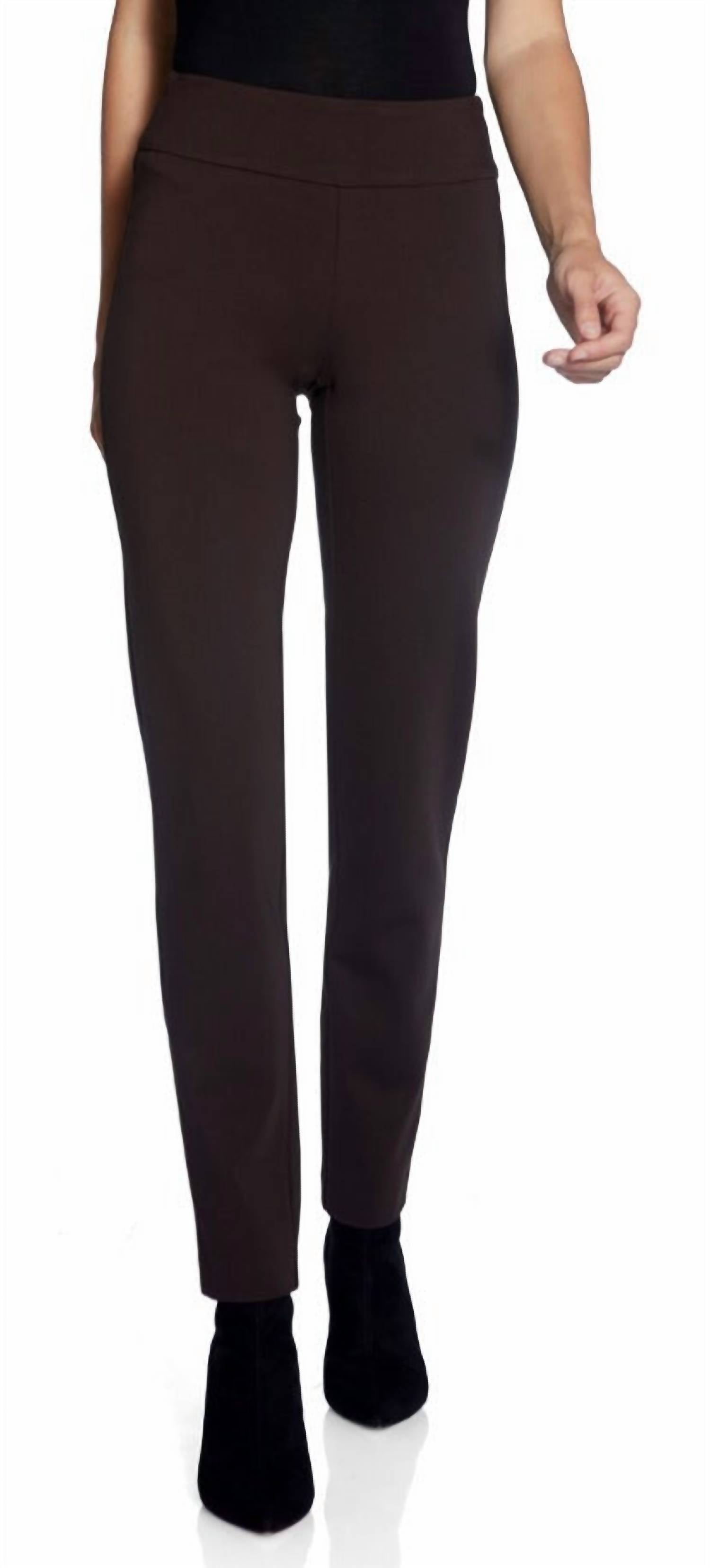 Понте брюки укороченные облегающие цвета эспрессо Up!, Espresso 
Понте брюки укороченные облегающие цвета эспрессо Up!, Espresso