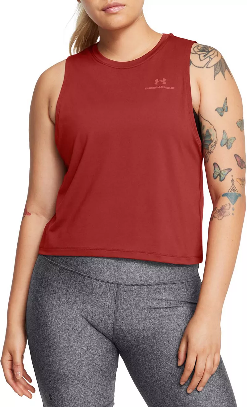 Женская укороченная майка Under Armour Vanish Energy, цвет Earthen Orange/Earthen Or
Женская укороченная майка Under Armour Vanish Energy, цвет Earthen Orange/Earthen Or