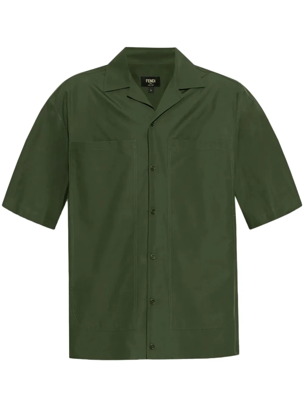 Рубашка с вышивкой FENDI, зеленый
Рубашка с вышивкой FENDI, зеленый
