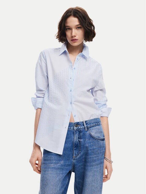 Рубашка стандартного кроя Desigual, голубой
Рубашка стандартного кроя Desigual, голубой