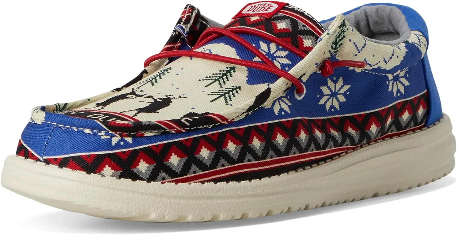 Лоферы Hey Dude Mens Wally Holiday Cheers HEYDUDE, белый/мультиколор
Лоферы Hey Dude Mens Wally Holiday Cheers HEYDUDE, белый/мультиколор