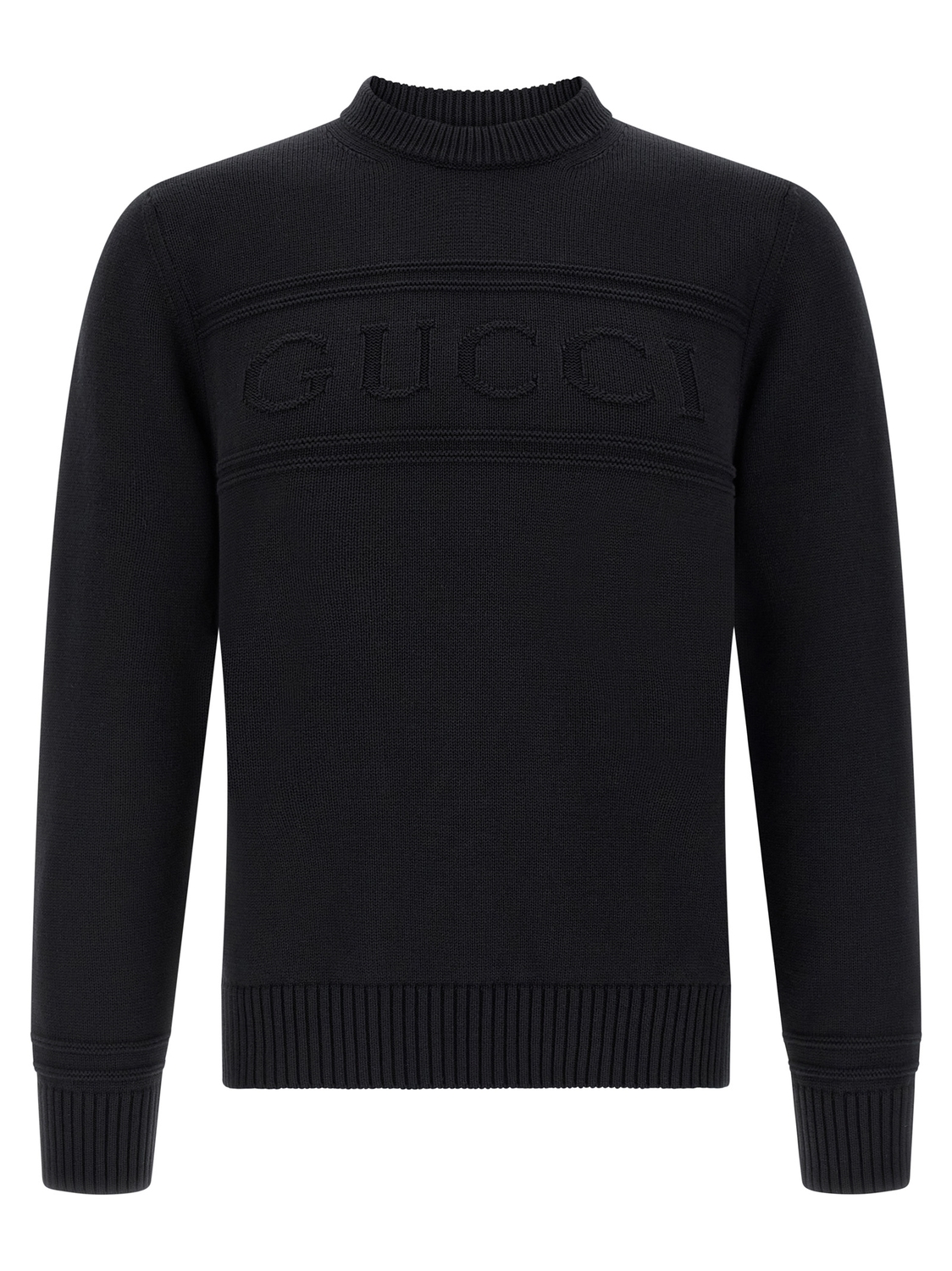 Джемпер с интарсией Gucci, черный
Джемпер с интарсией Gucci, черный