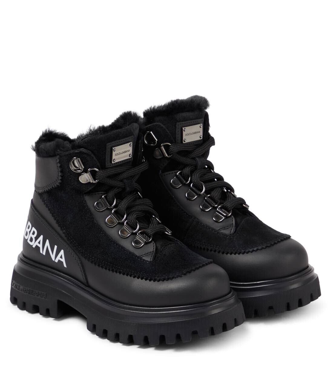 Ботильоны из кожи с подкладкой из овчины Dolce&Gabbana Kids, черный
Ботильоны из кожи с подкладкой из овчины Dolce&Gabbana Kids, черный