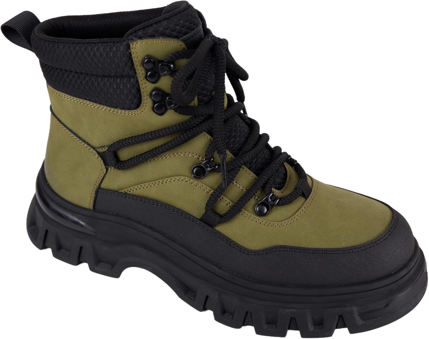 Военные ботинки, оливково-зеленые, черная шнуровка, тактическая походная ботинка, приключения на природе Generic
Военные ботинки, оливково-зеленые, черная шнуровка, тактическая походная ботинка, приключения на природе Generic