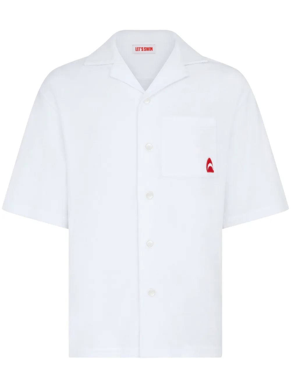 Рубашка с вышивкой Let's Swim, белый
Рубашка с вышивкой Let's Swim, белый