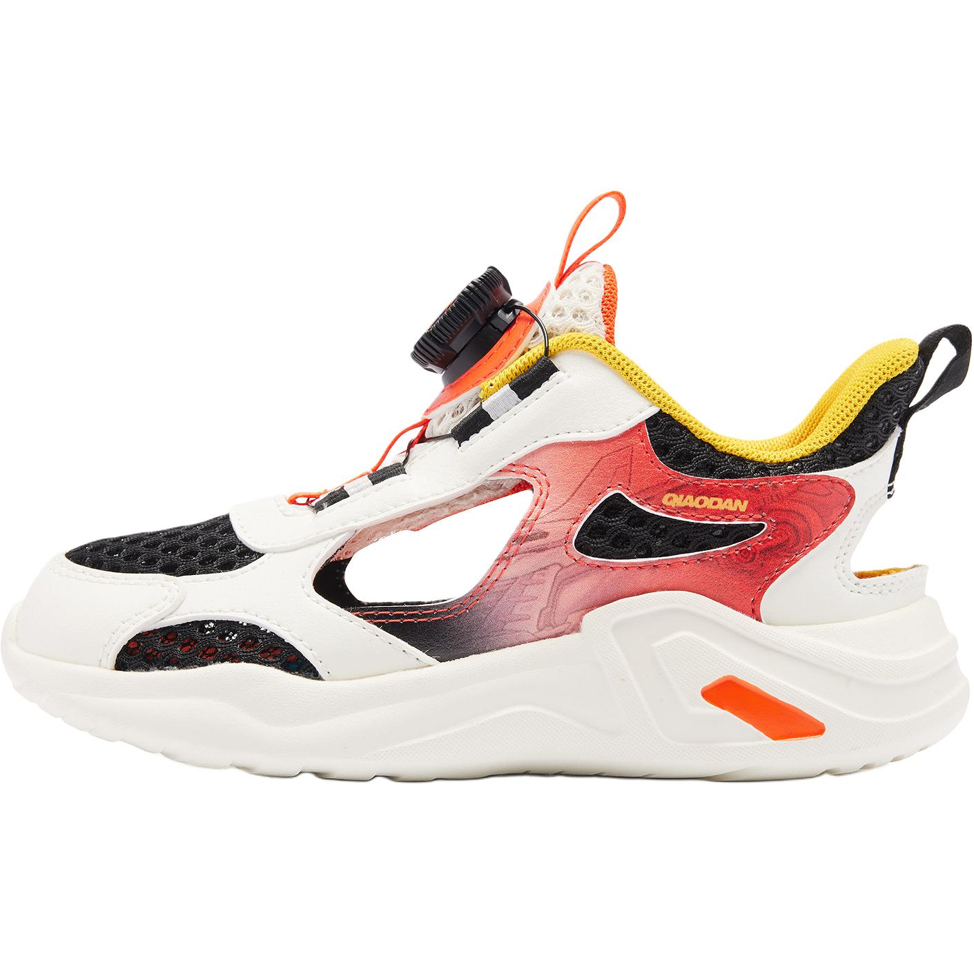 Нескользящие износостойкие низкие детские кроссовки для повседневной носки для детей от 3 до 7 лет QIAODAN, белый/черный 
Нескользящие износостойкие низкие детские кроссовки для повседневной носки для детей от 3 до 7 лет QIAODAN, белый/черный