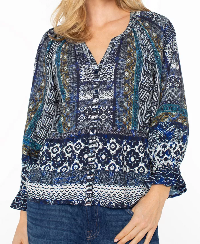 Миниатюрный тканый топ с пуговицами спереди Liverpool Los Angeles
Миниатюрный тканый топ с пуговицами спереди Liverpool Los Angeles