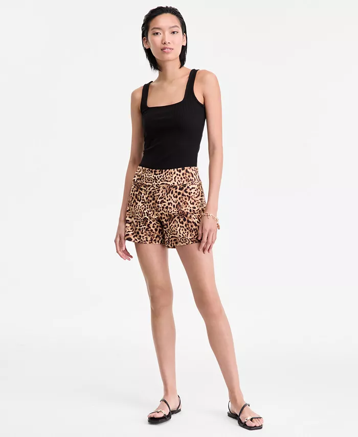 Женские шорты с принтом гепарда I.N.C. International Concepts, коричневый
Женские шорты с принтом гепарда I.N.C. International Concepts, коричневый