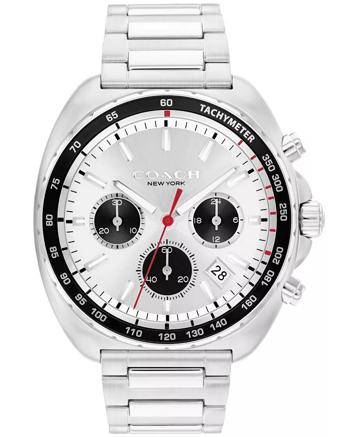 Мужские часы Charter Silver со стальным браслетом, 44.5 мм COACH
Мужские часы Charter Silver со стальным браслетом, 44.5 мм COACH